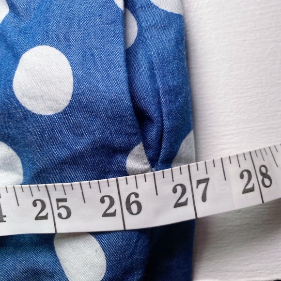 Suzanne Betro Blue Polka Dot Dress - Picture 13 of 16